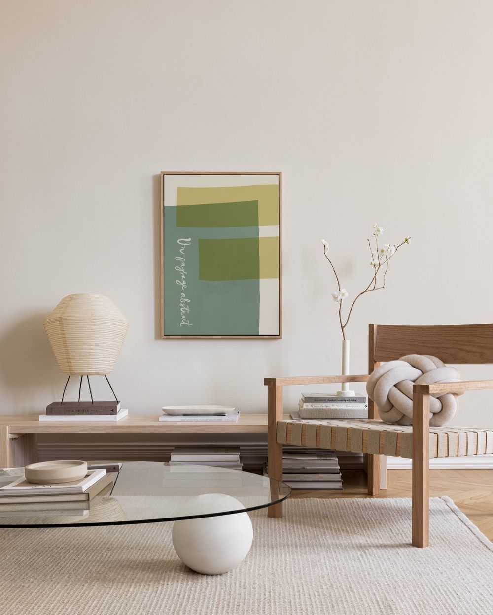 Un Paysage Abstrait Canvas print