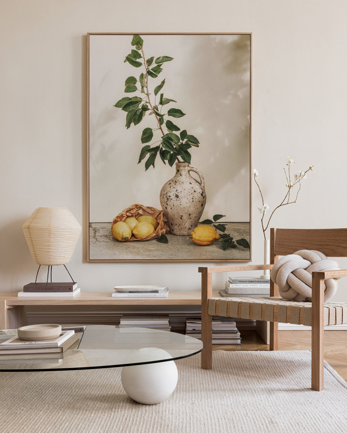 Afternoon Lemons Canvas print