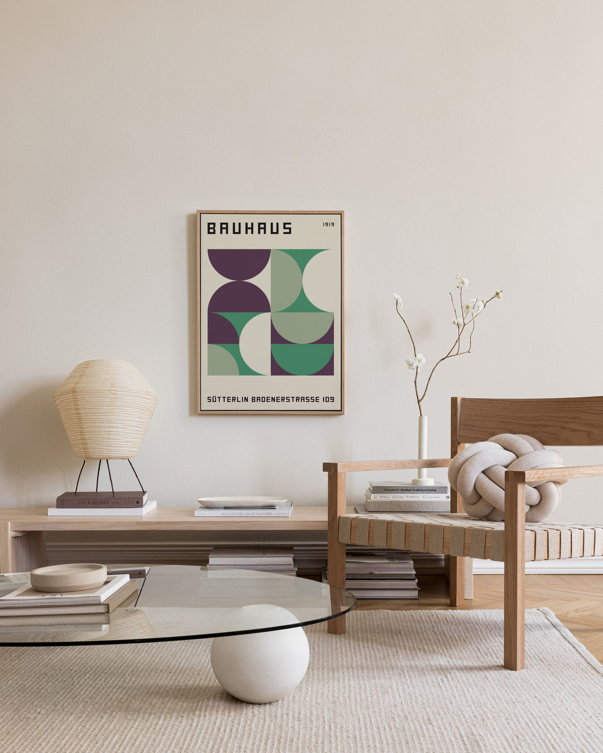 Bauhaus Sutterlin Canvas print