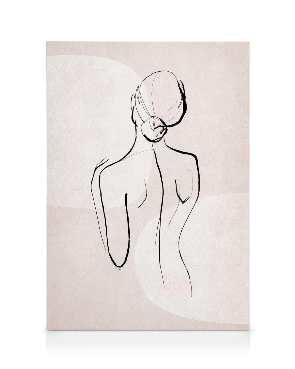 Female Sketch Forms No1 Canvas print