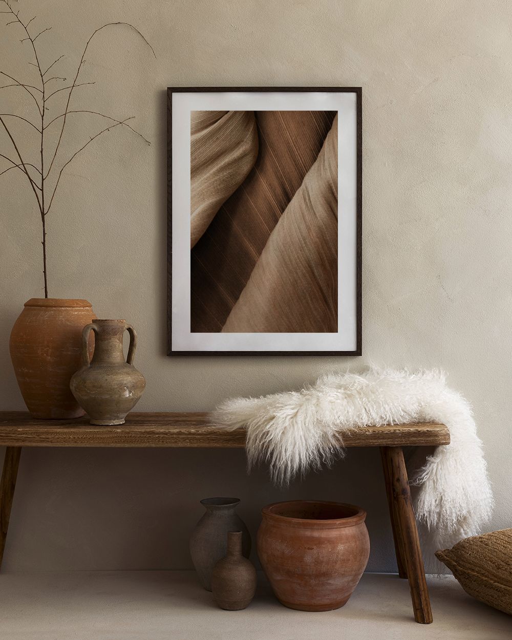 Brown Close Up Print