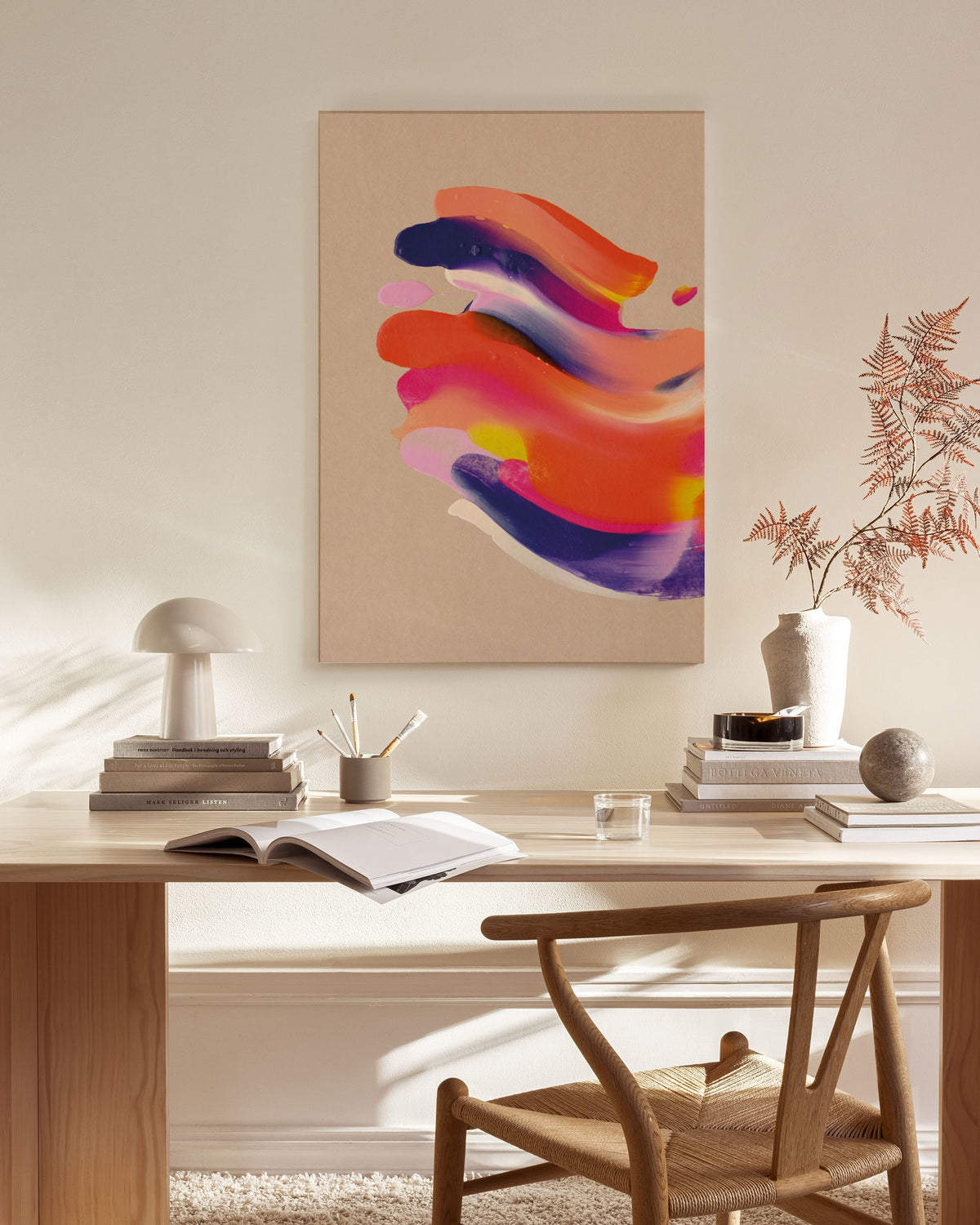 Sunset Stroke No1 Canvas print