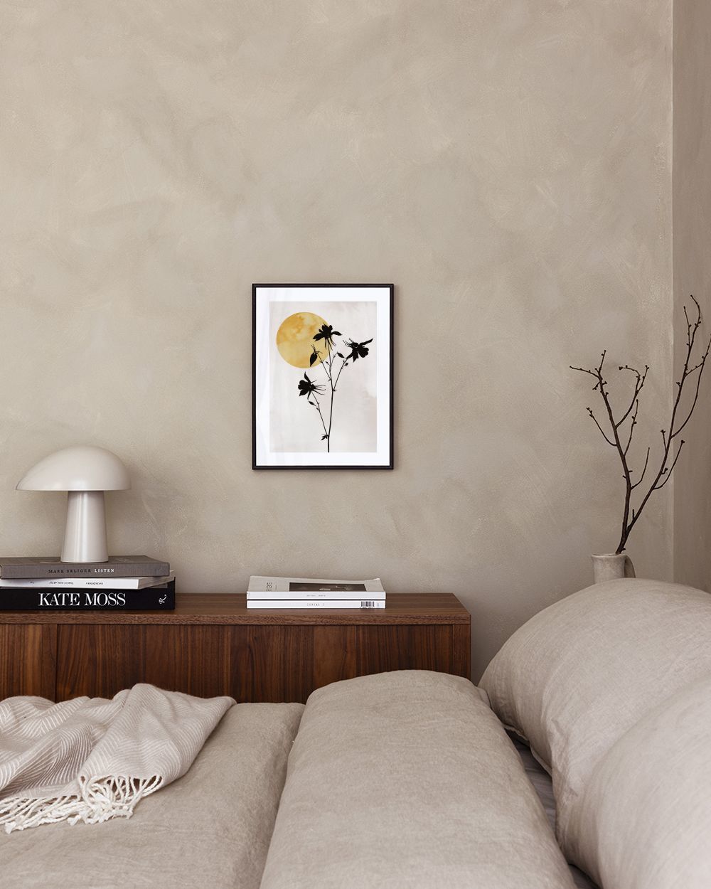 Flower Silhouette Print