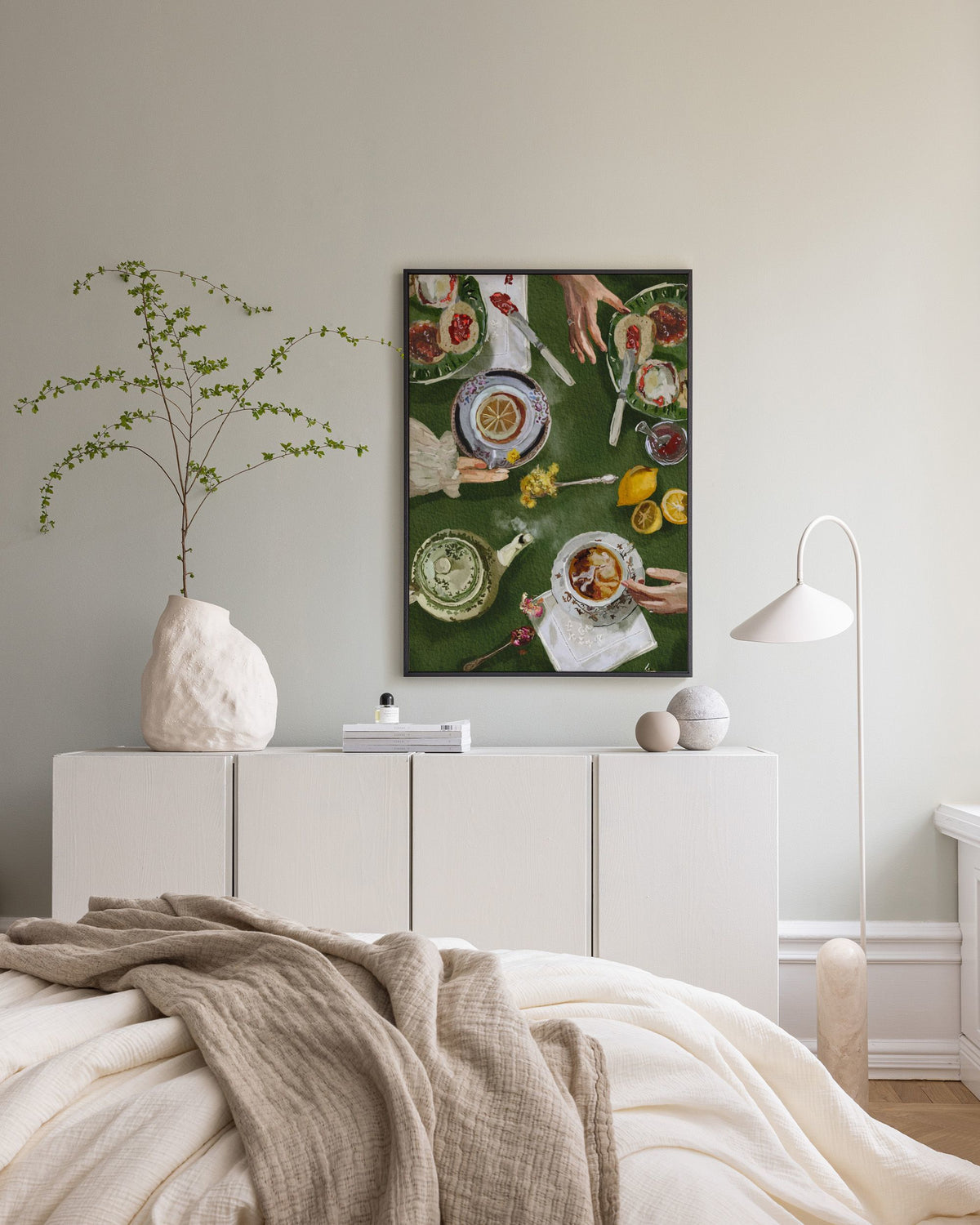 Ekaterina Zagorska - Tea O’Clock Canvas print