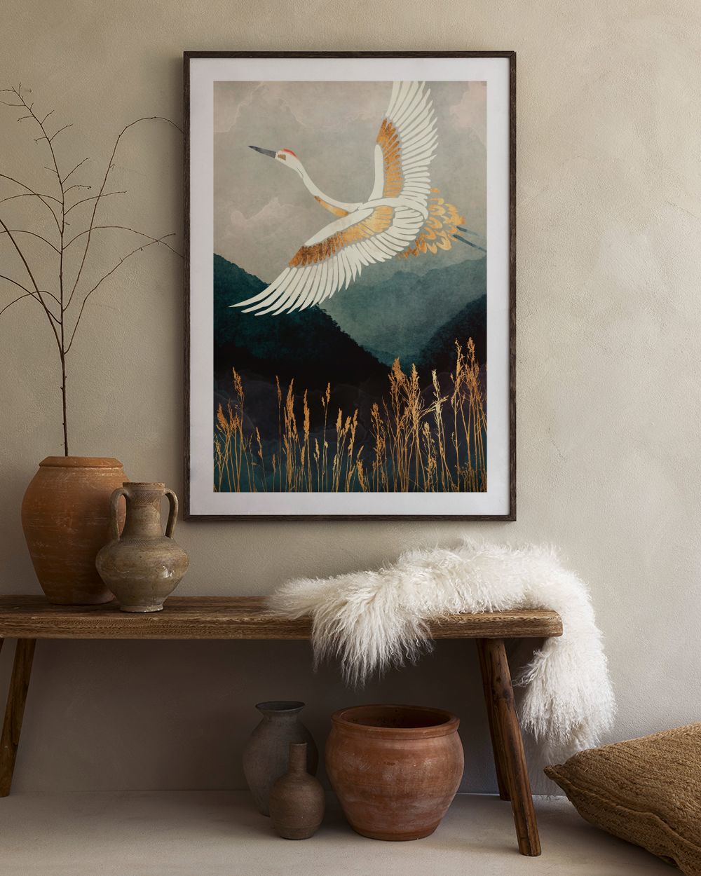SpaceFrog Designs - Elegant Flight Print