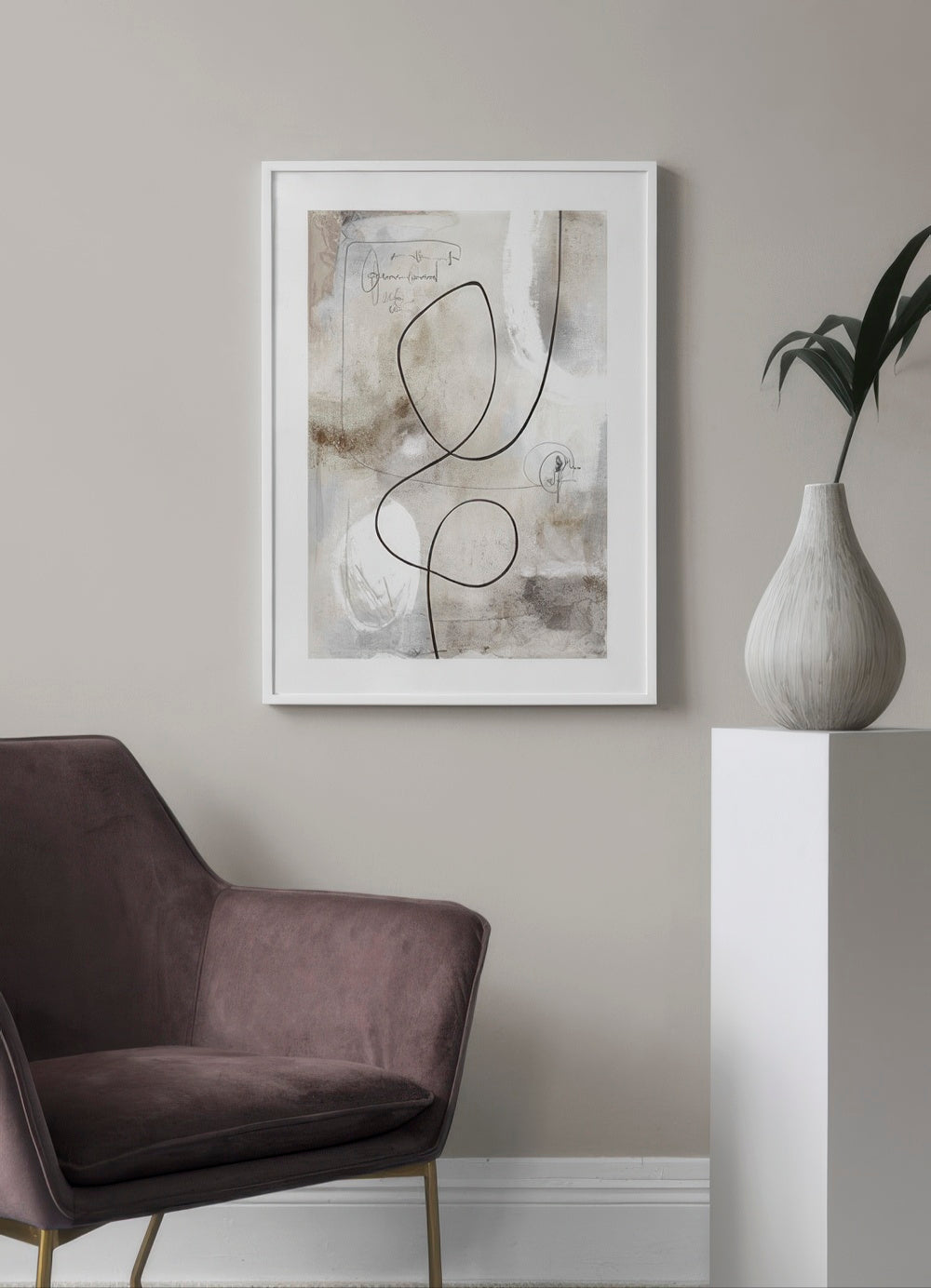 Abstract Paint Figure No1 Print