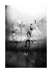 Message on a Window Print