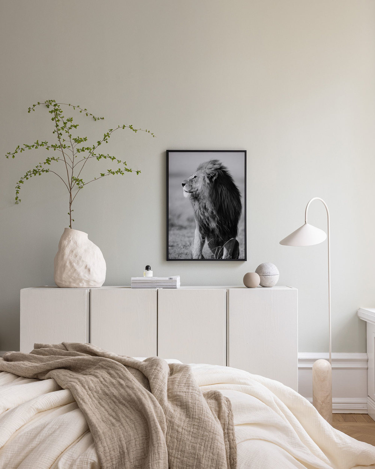 Lion in the Wild Canvas print