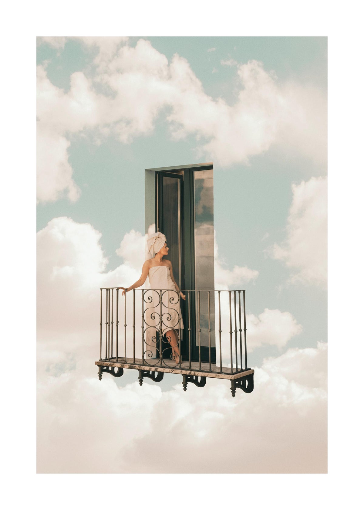 Heavenly Balcony Print