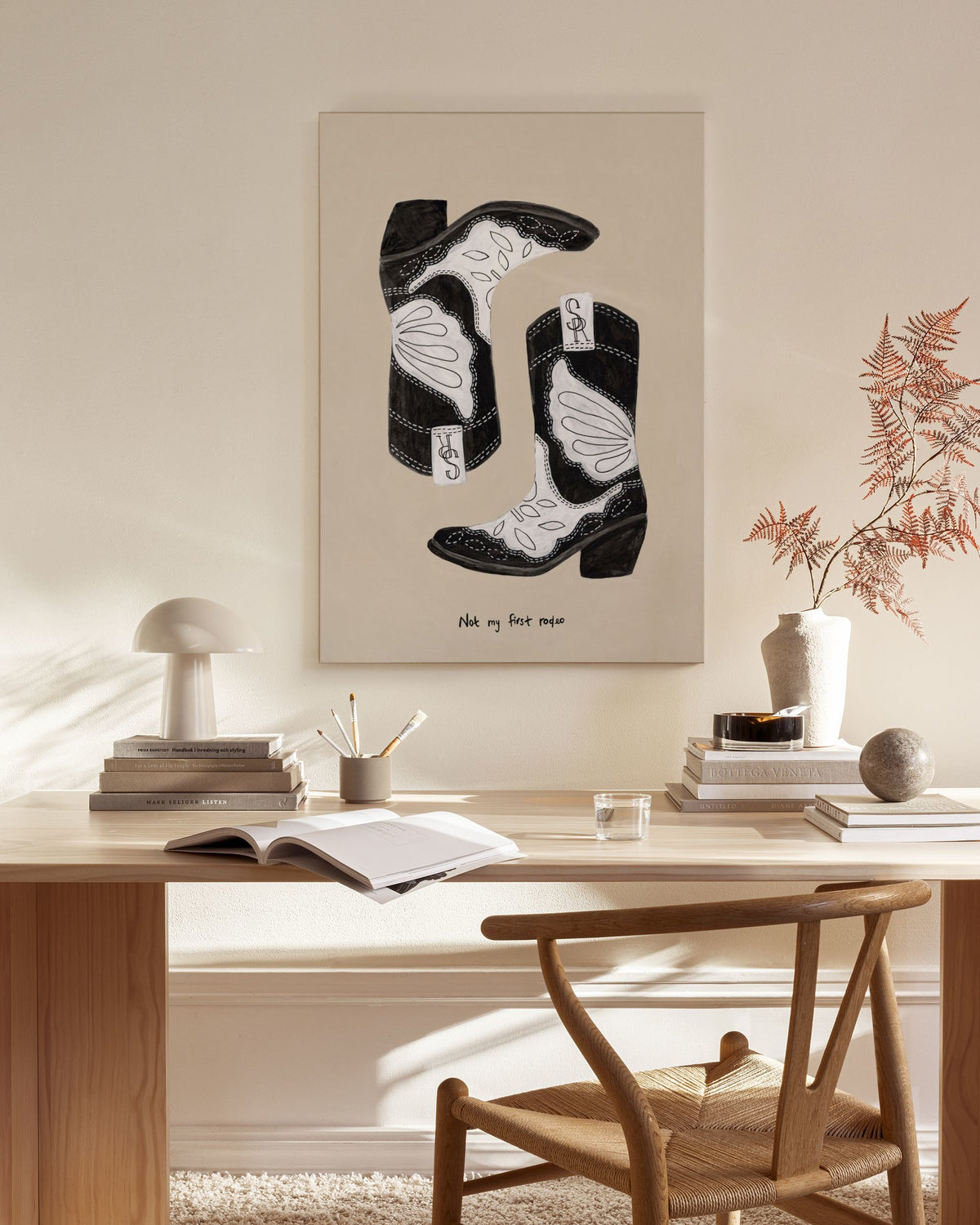Cowgirl Starter Pack Canvas print