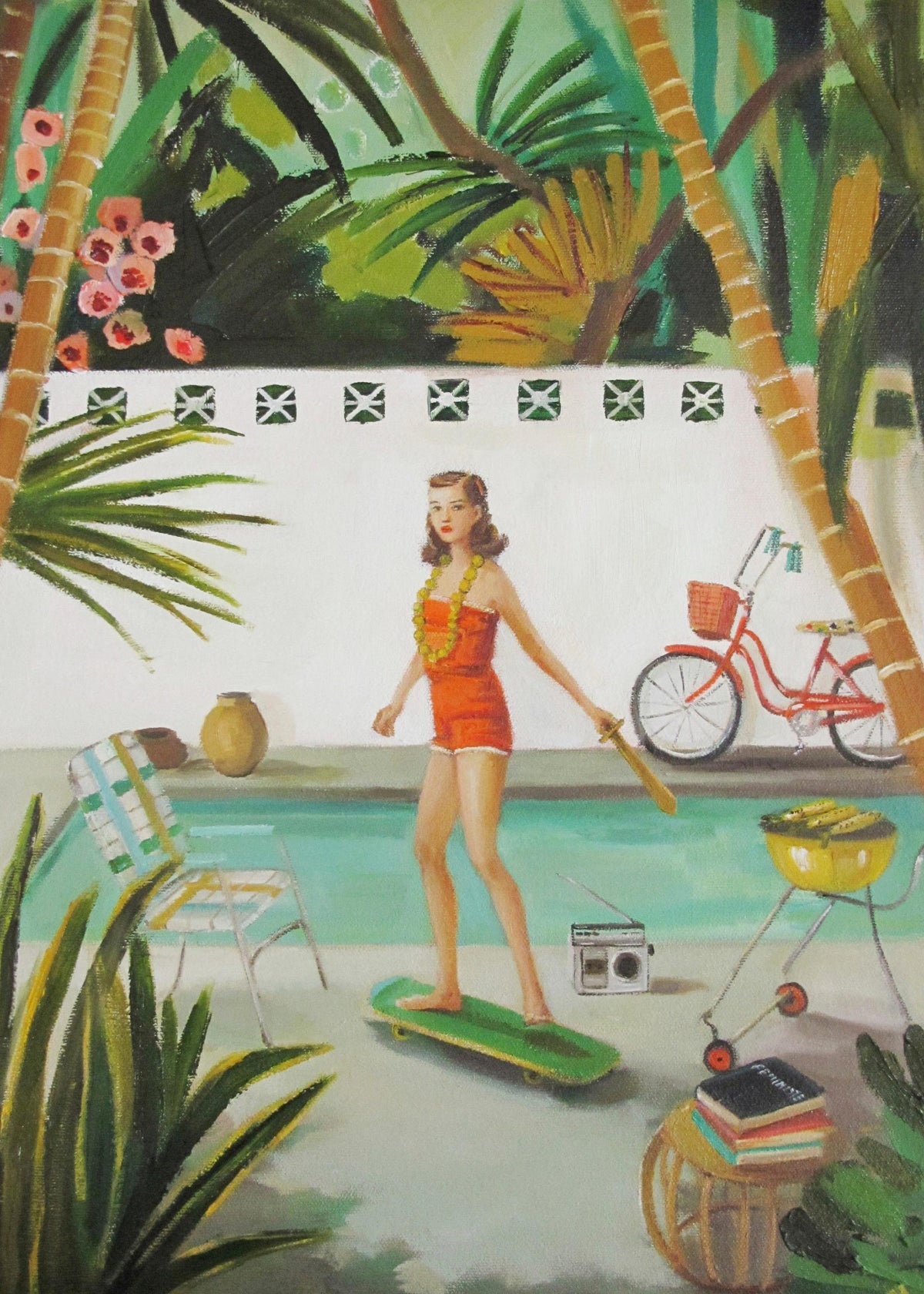 Janet Hill - The Backyard Feminist Print
