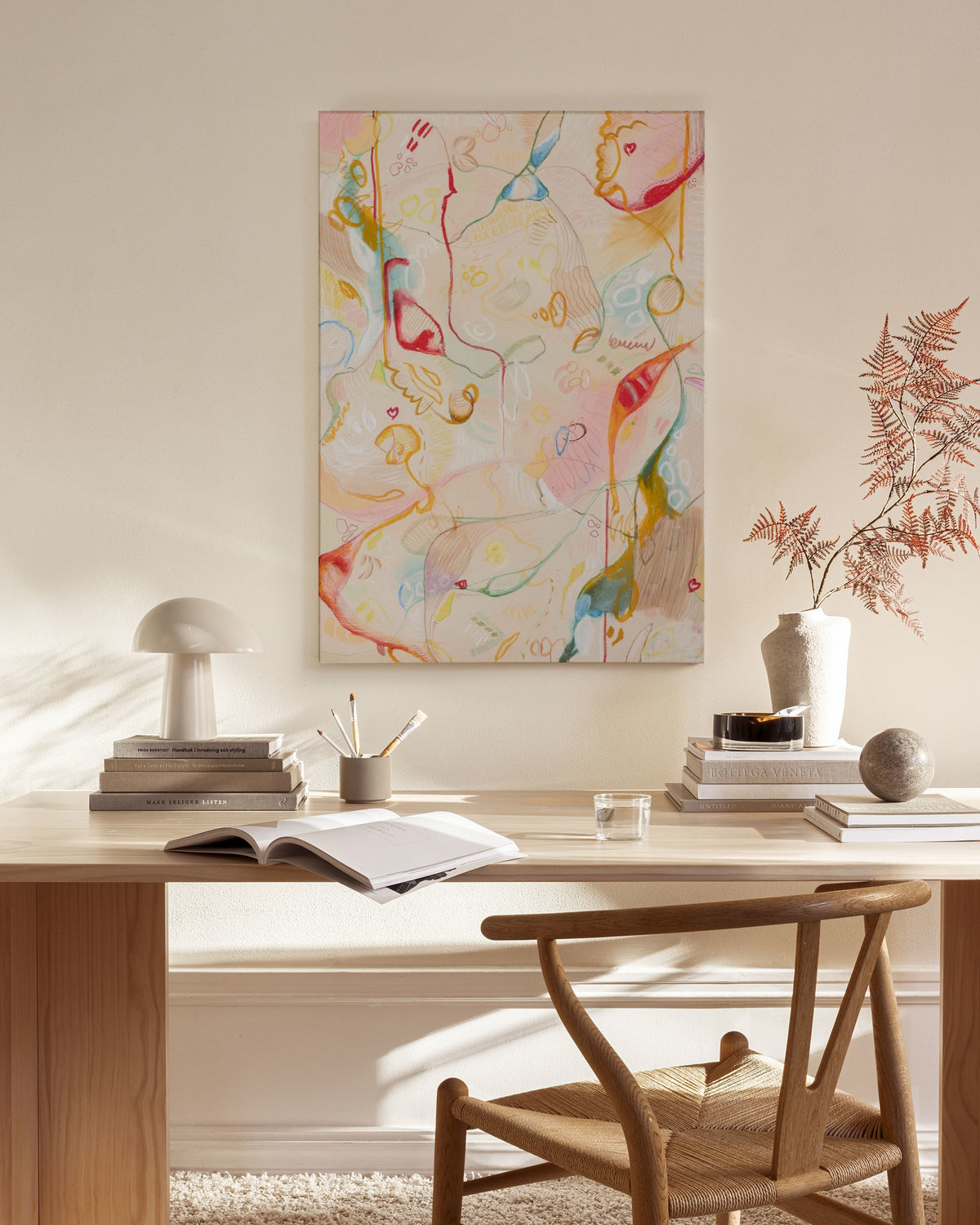 Plot Twist Canvas print