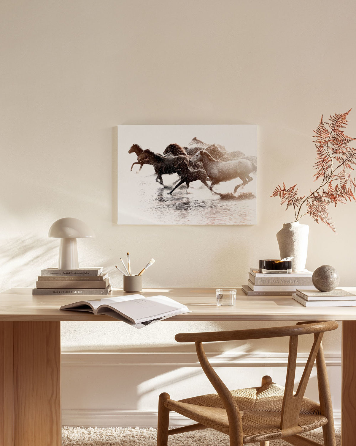 Running Horses Canvas print