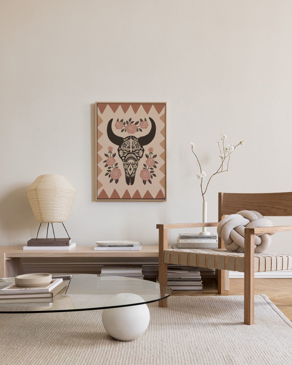 Blossom Bull Canvas print