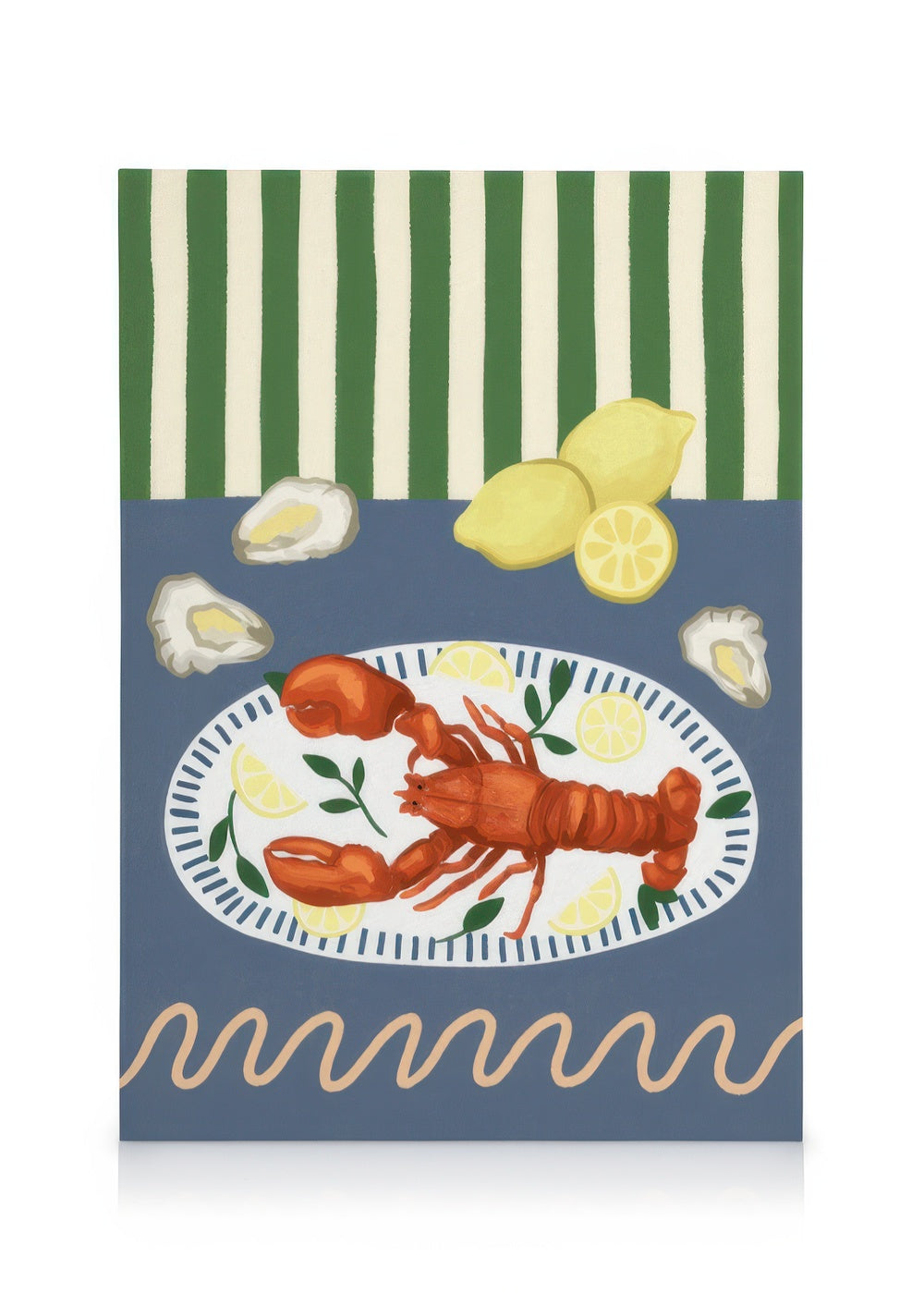 Lobster Plate Canvas print