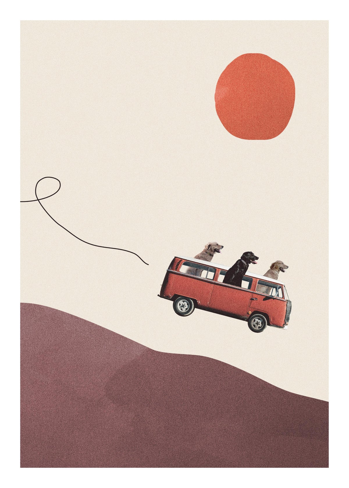 Maarten Leon - Adventure Gang Print