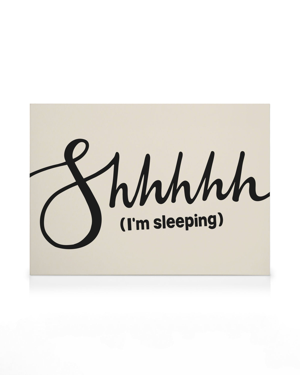 I'm Sleeping Canvas print