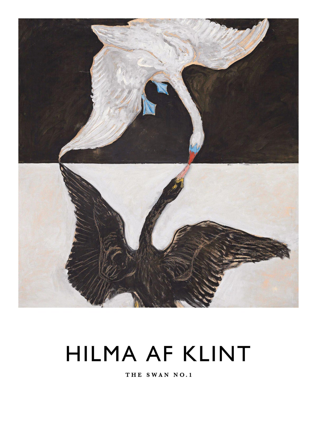 Print - The Swan, No.1 by Hilma af Klint
