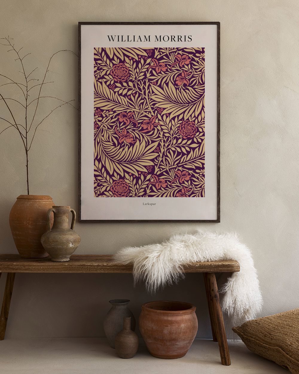 William Morris - Larkspur No2 Print