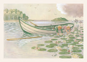 Elsa Beskow - Uncle Blue's New Boat Print