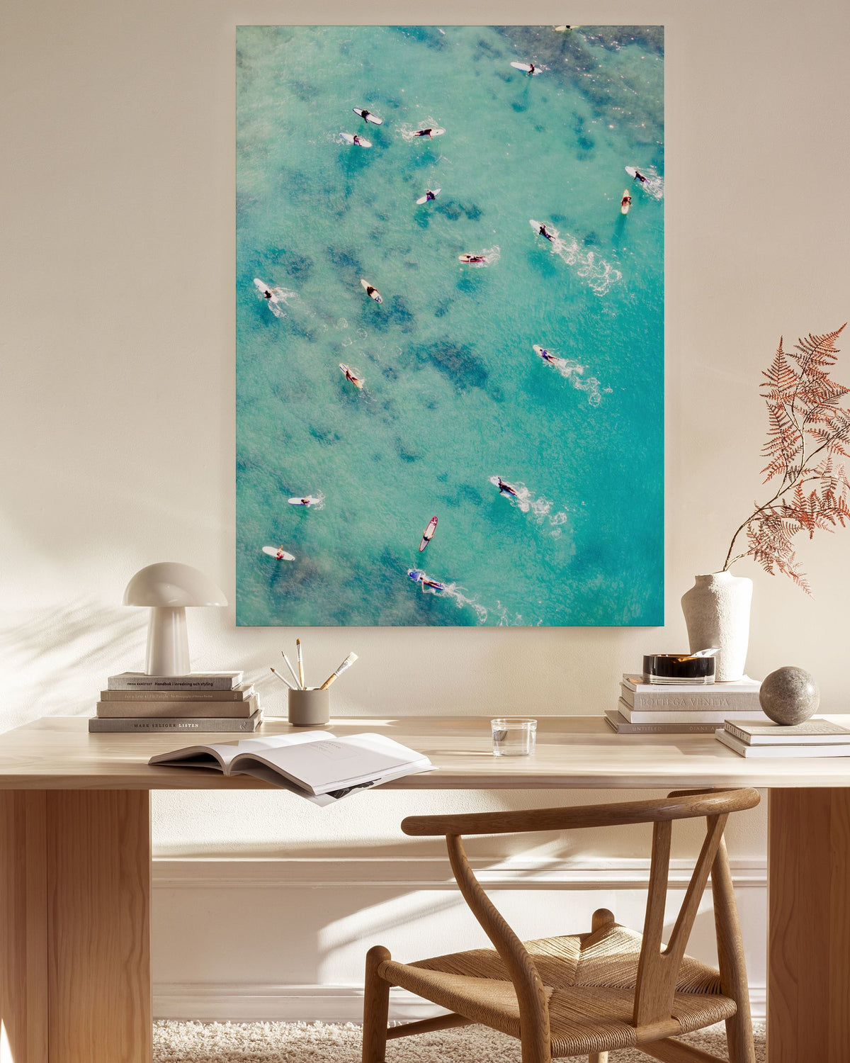 Richard Podgurski - Paddle Battle Canvas print