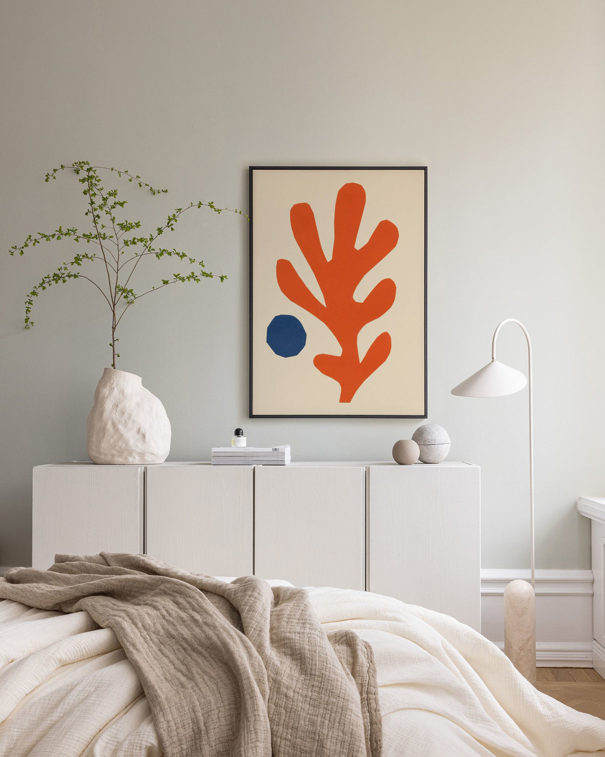 Cutout Coral Canvas print