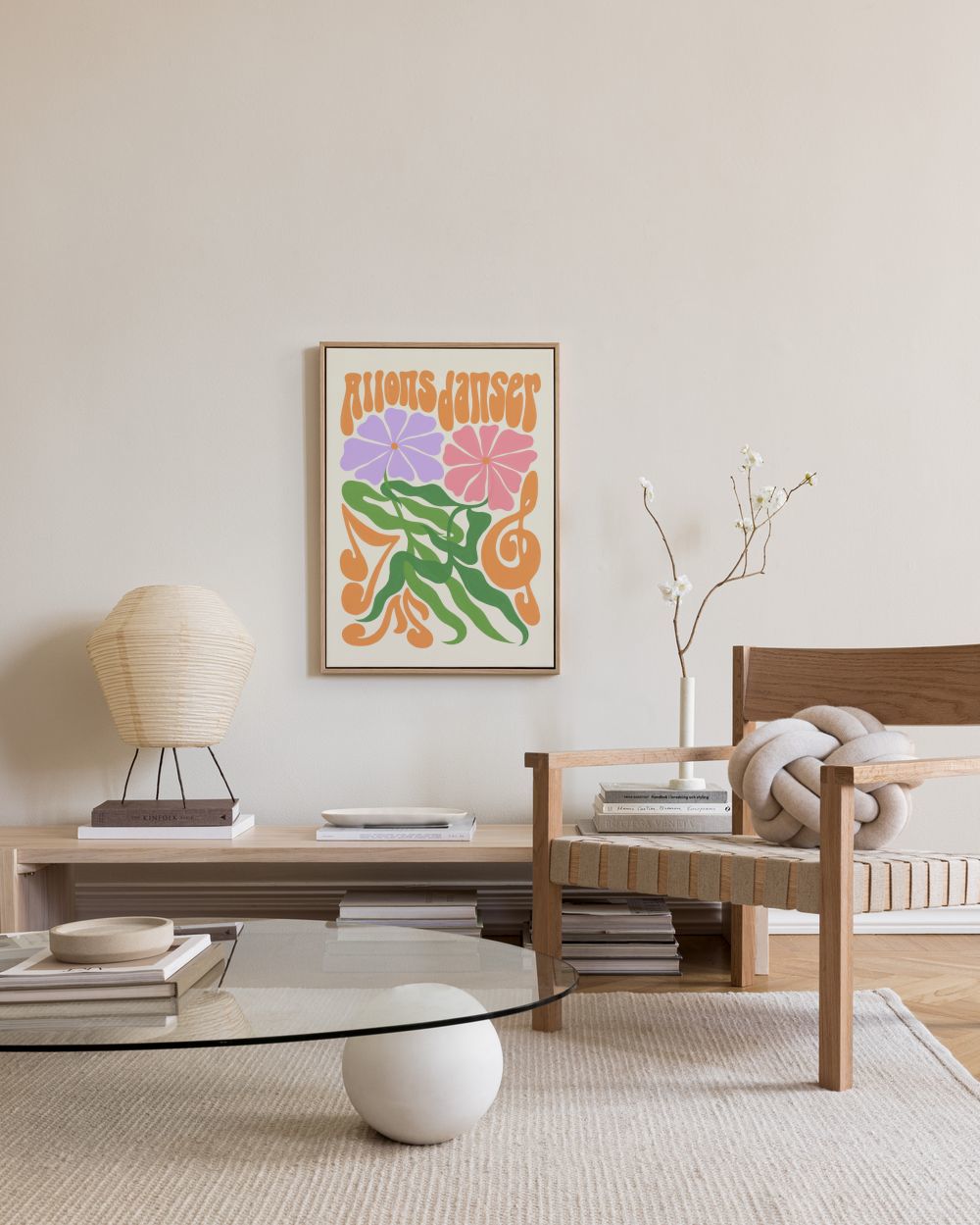 Allons Danser Canvas print