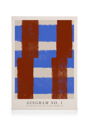 Gingham No1 Canvas print