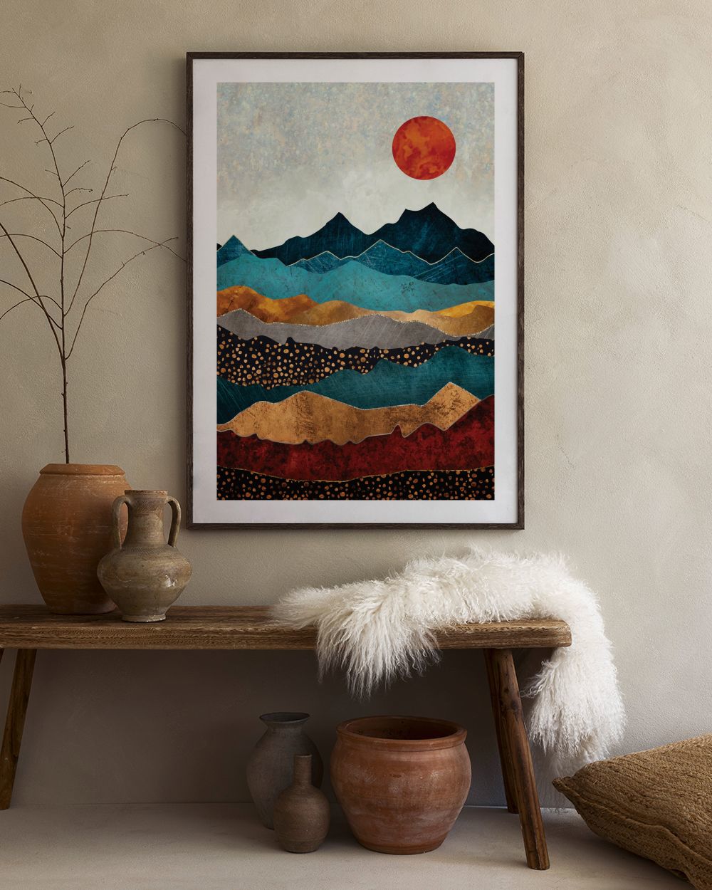 SpaceFrog Designs - Amber Dusk Print