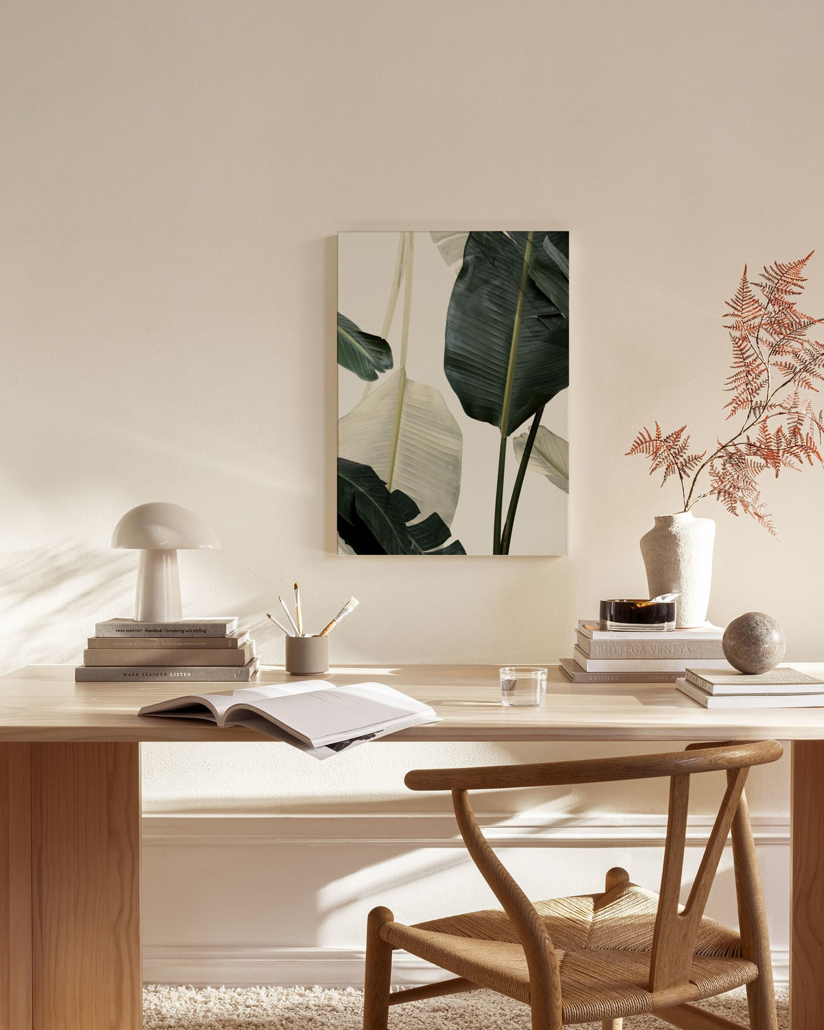 Banana Leaf Shades No1 Canvas print
