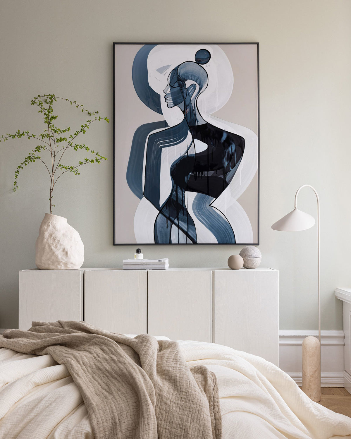 Peytil - Blau Serenity Canvas print