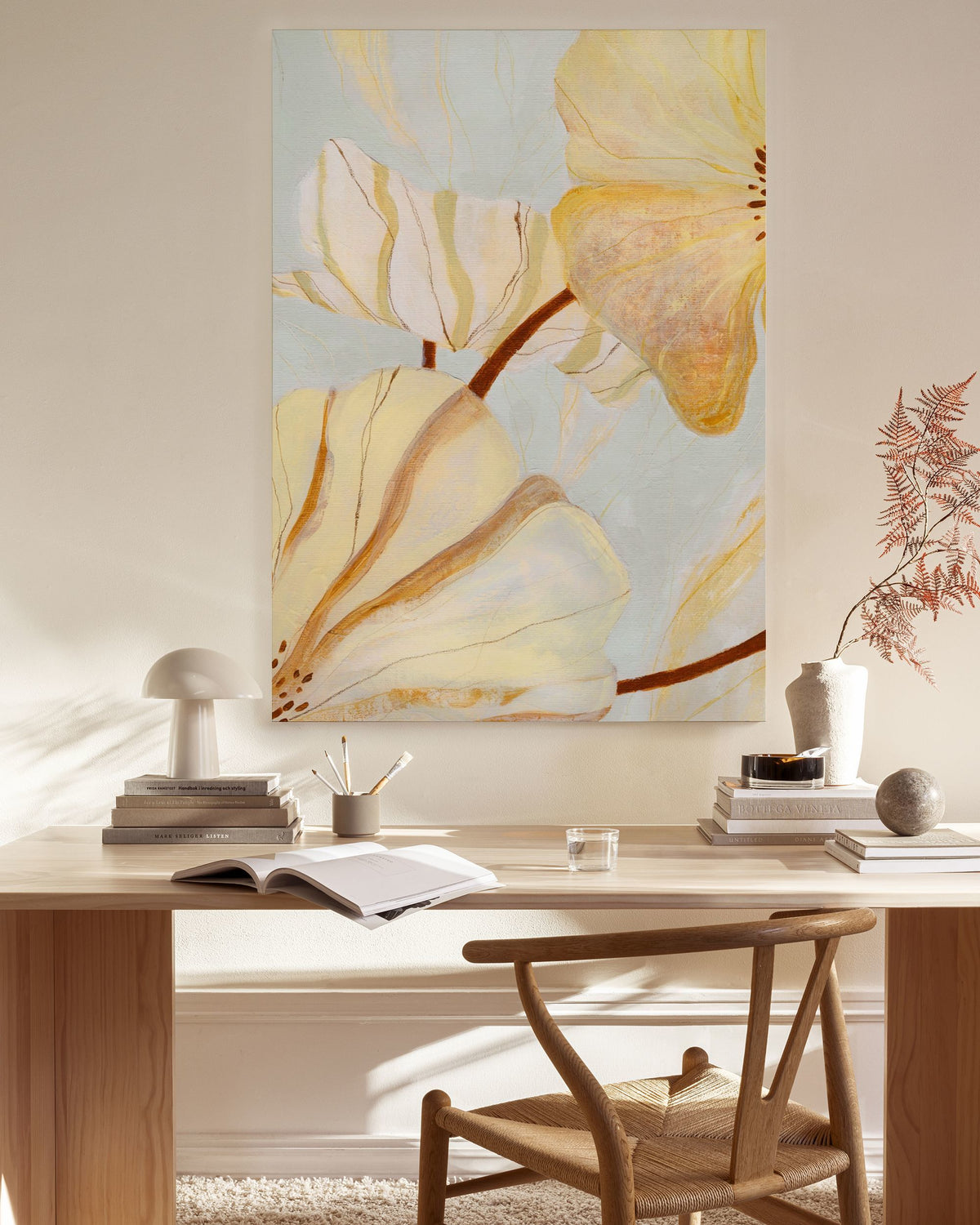 Abstract Blossoms Canvas print