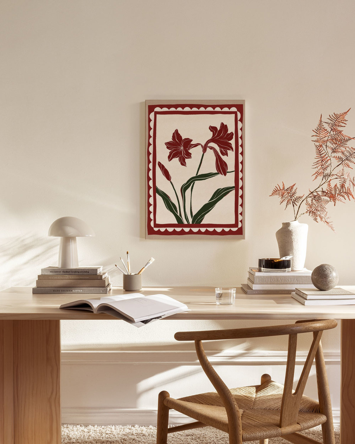 Framed In Bloom Canvas print