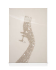 Glitter Champagne Canvas print