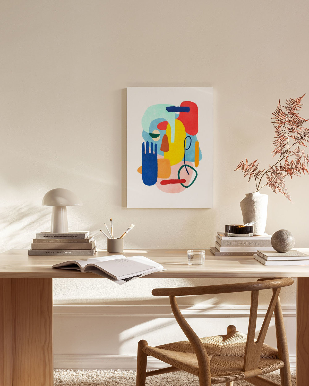 Colorful Abstract No2 Canvas print