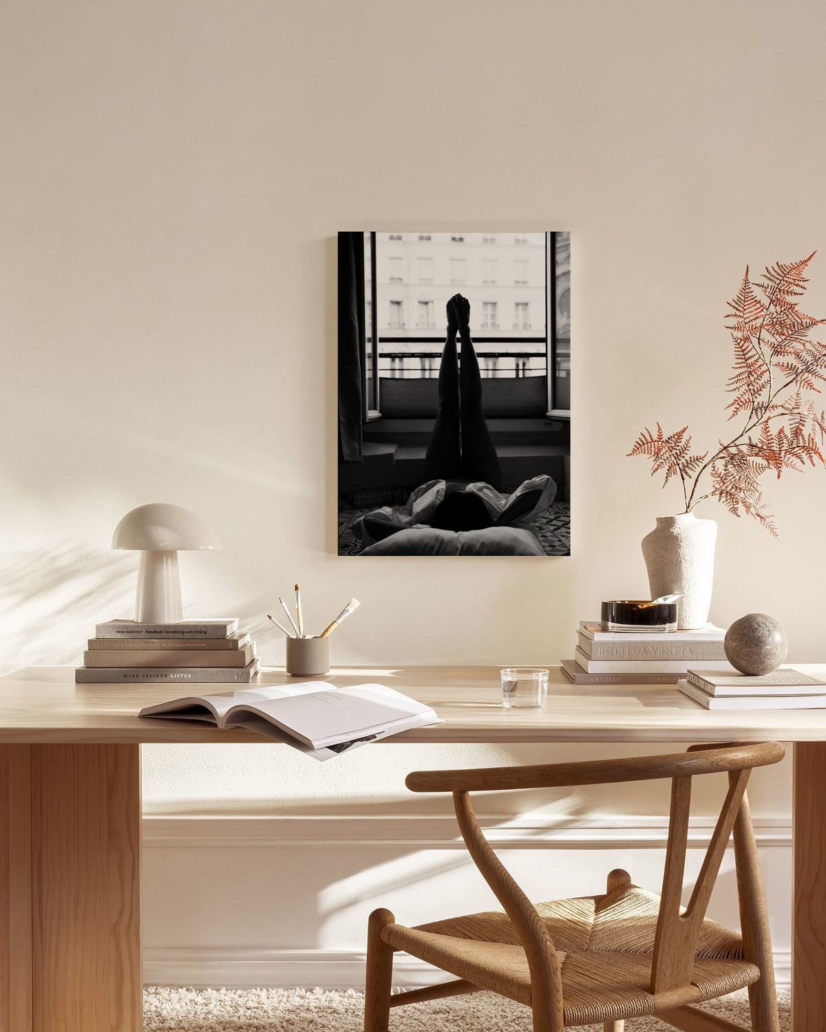 Paris Window Canvas print