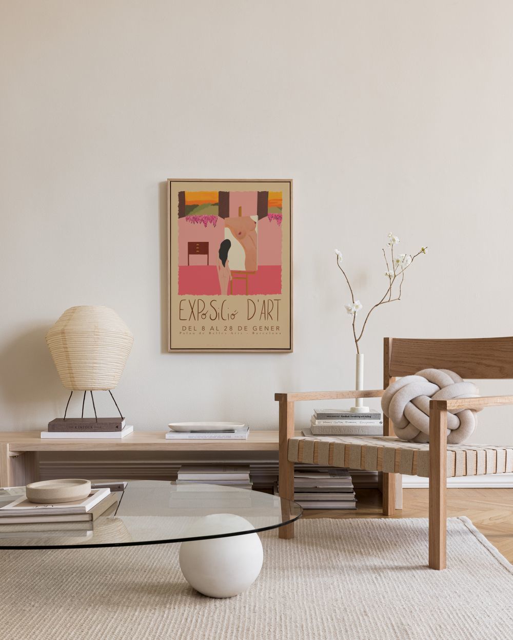 Marta Leyva - Exposicio D’Art Canvas print