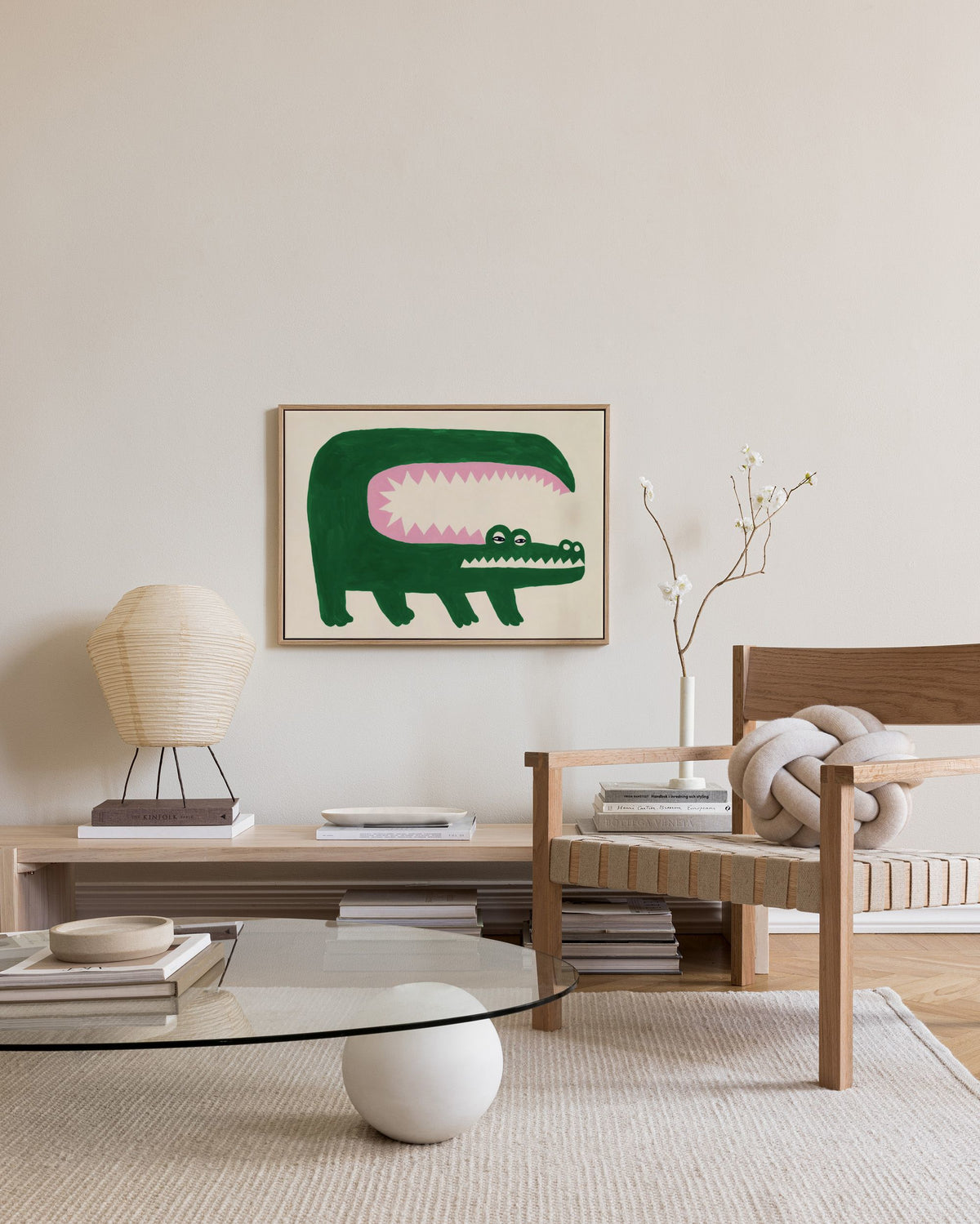 Crocodile Crush Canvas