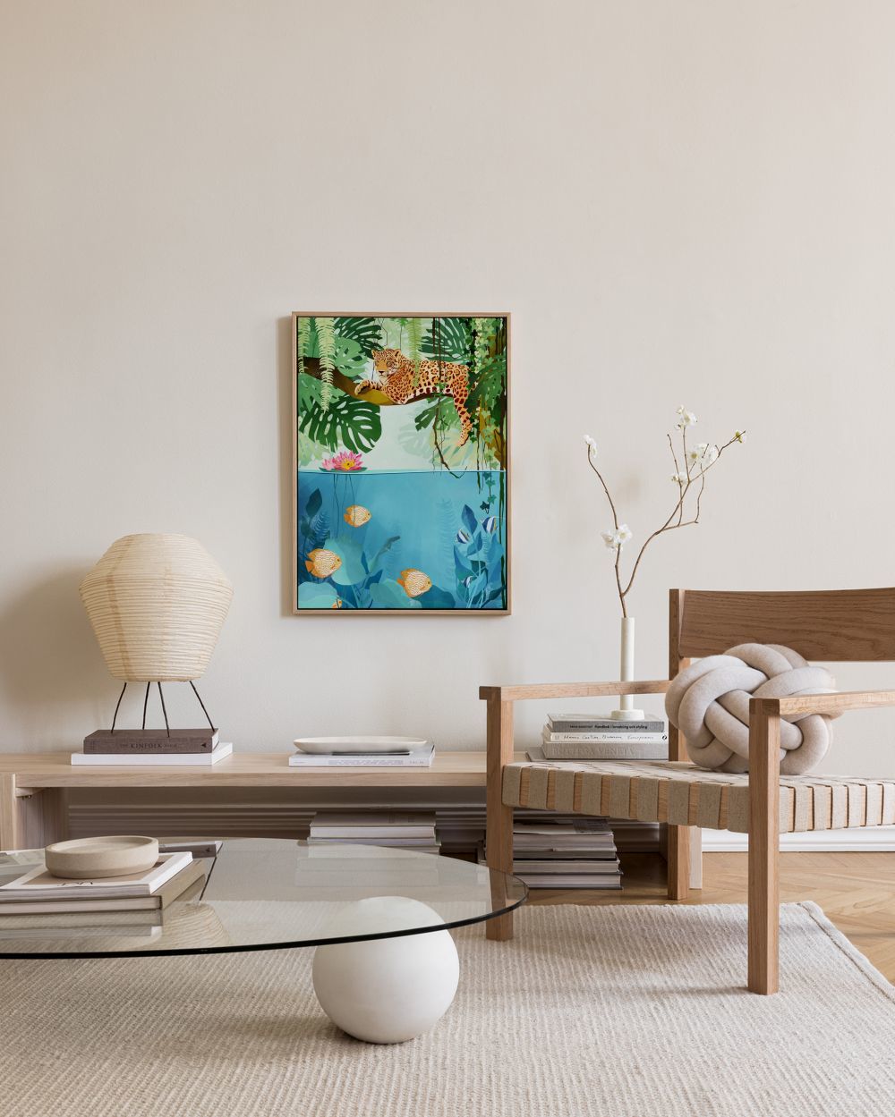 Welcome To The Jungle Canvas print