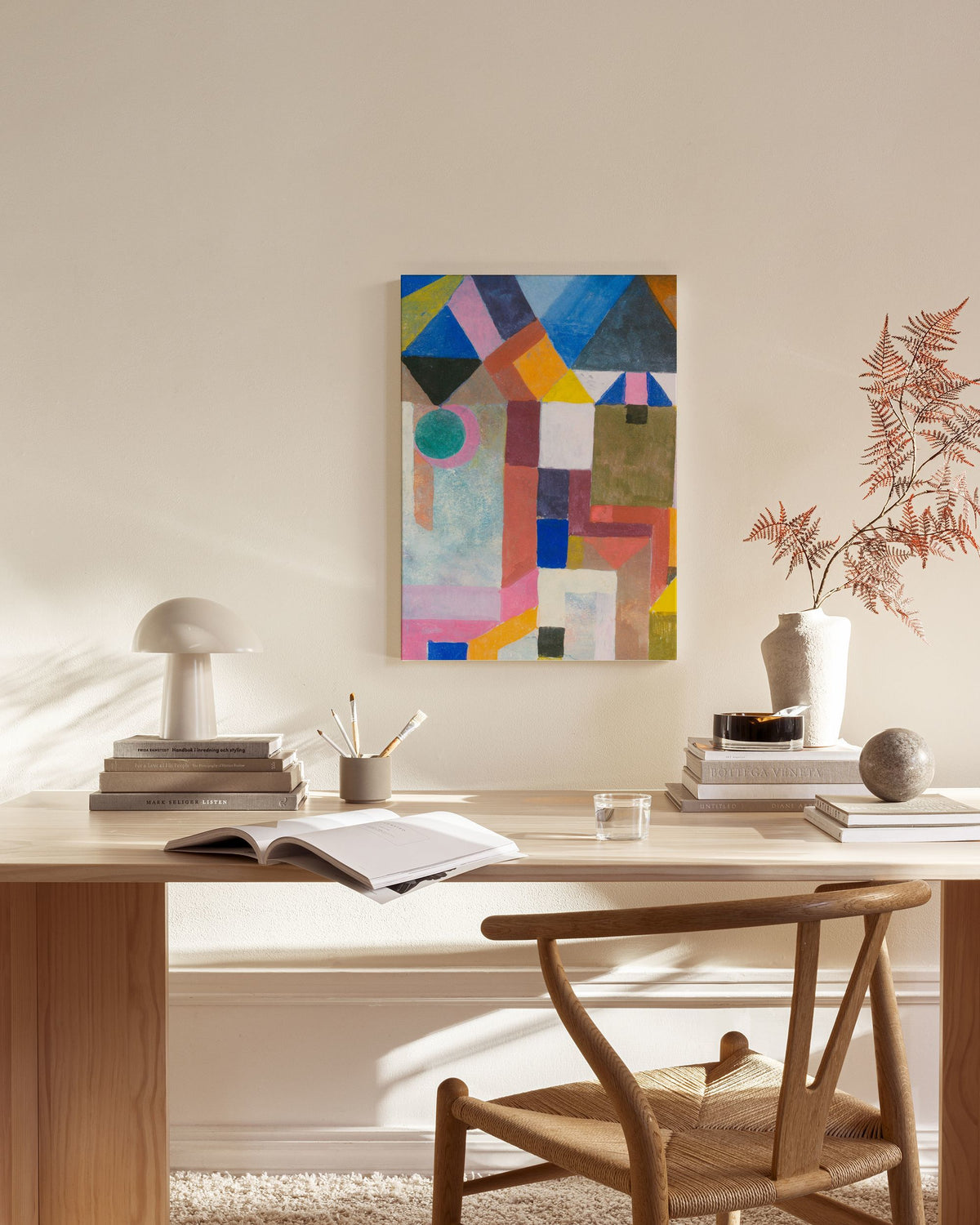 Paul Klee - Colorful Architecture Canvas print