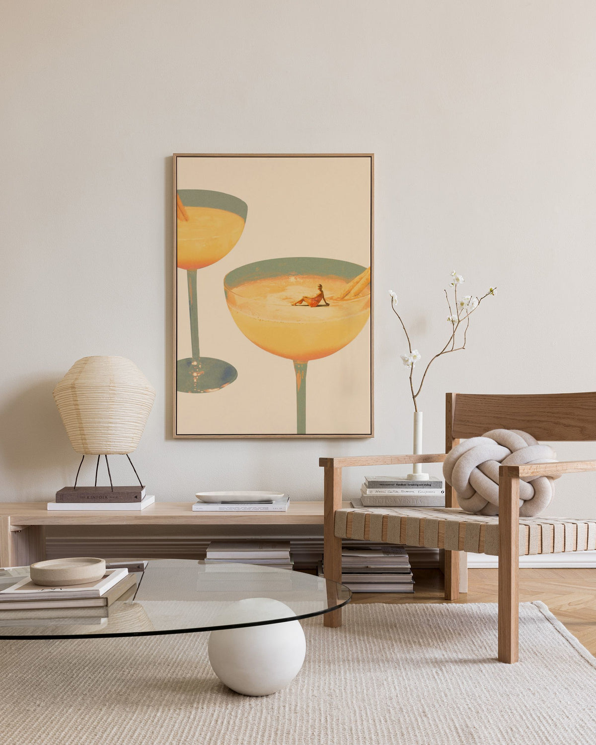 Maarten Leon - Holiday in a Glass No1 Canvas print