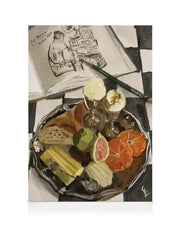 Ekaterina Zagorska - Parisian Breakfast Canvas print