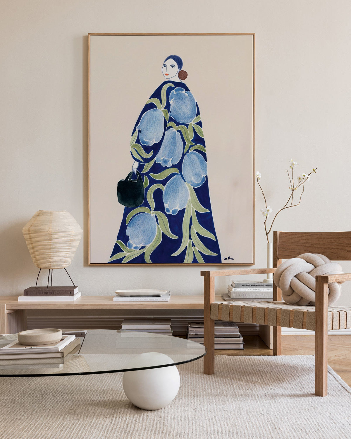 La Poire - Turquoise Coat Canvas print