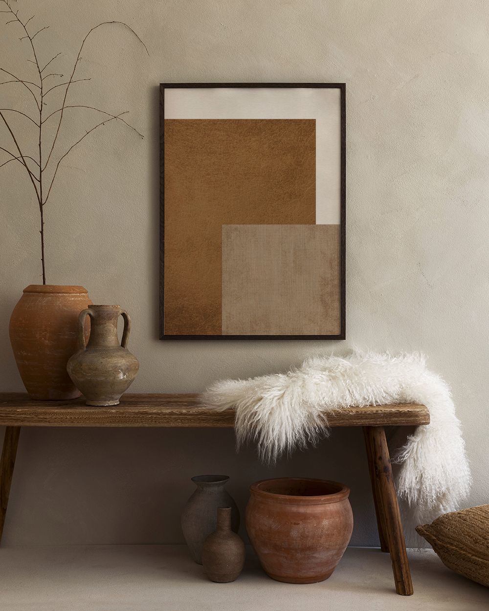 Rustic Geometry No2 Print