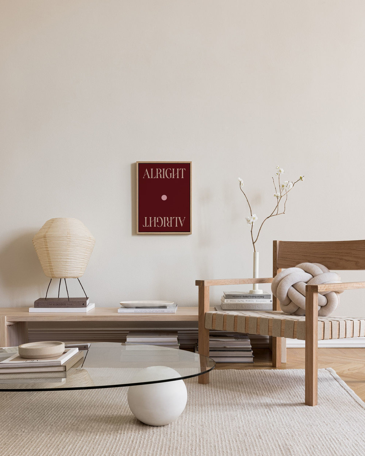 Alright Canvas print