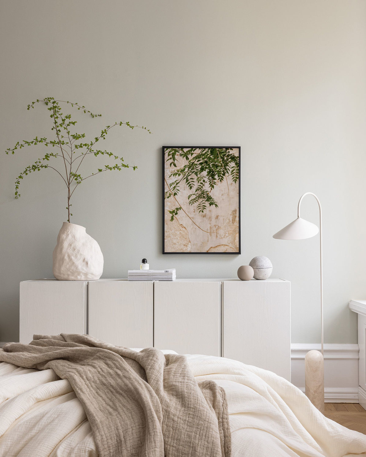 Concrete Leaves Canvas print