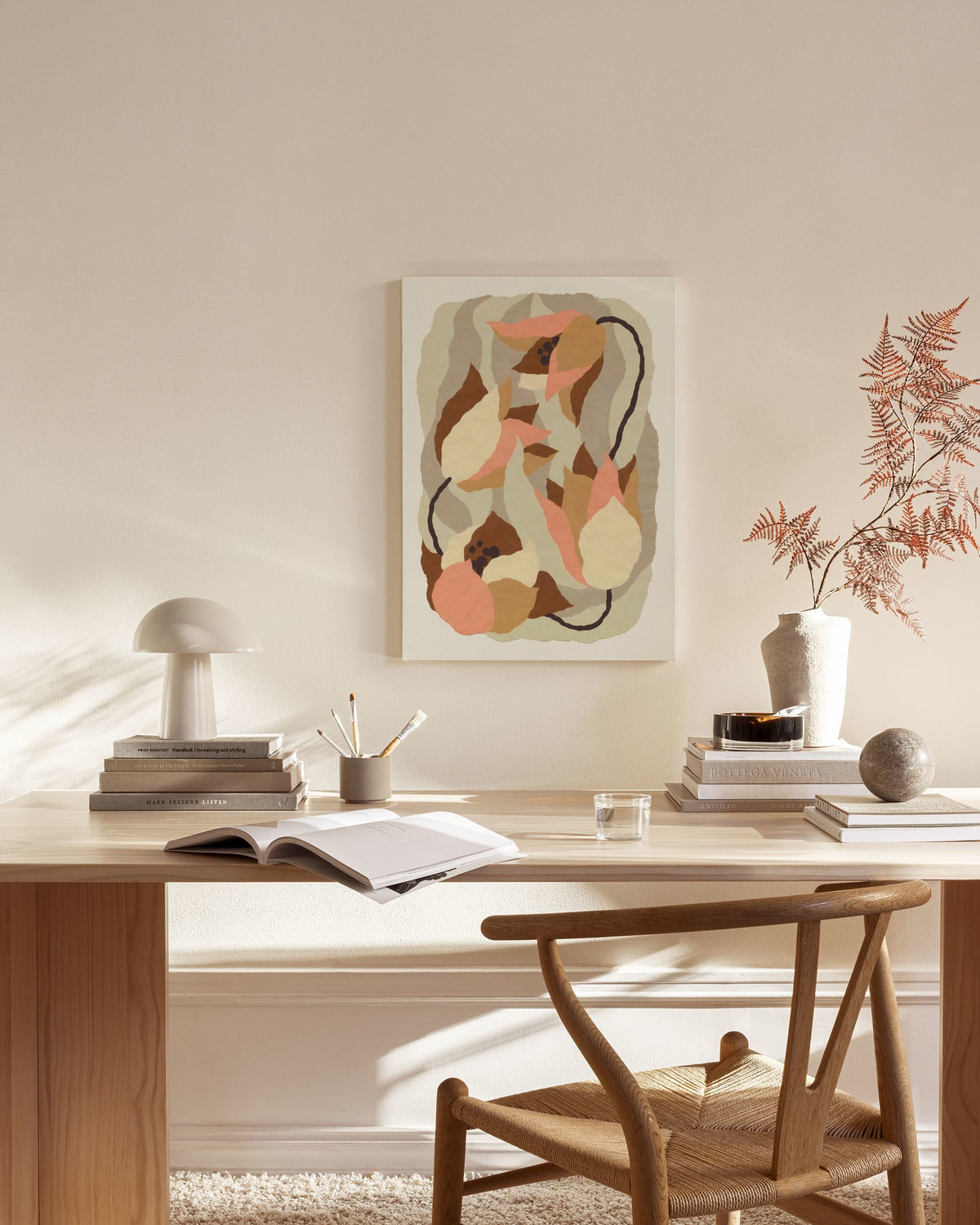 Rough-Edged Tulips Canvas print