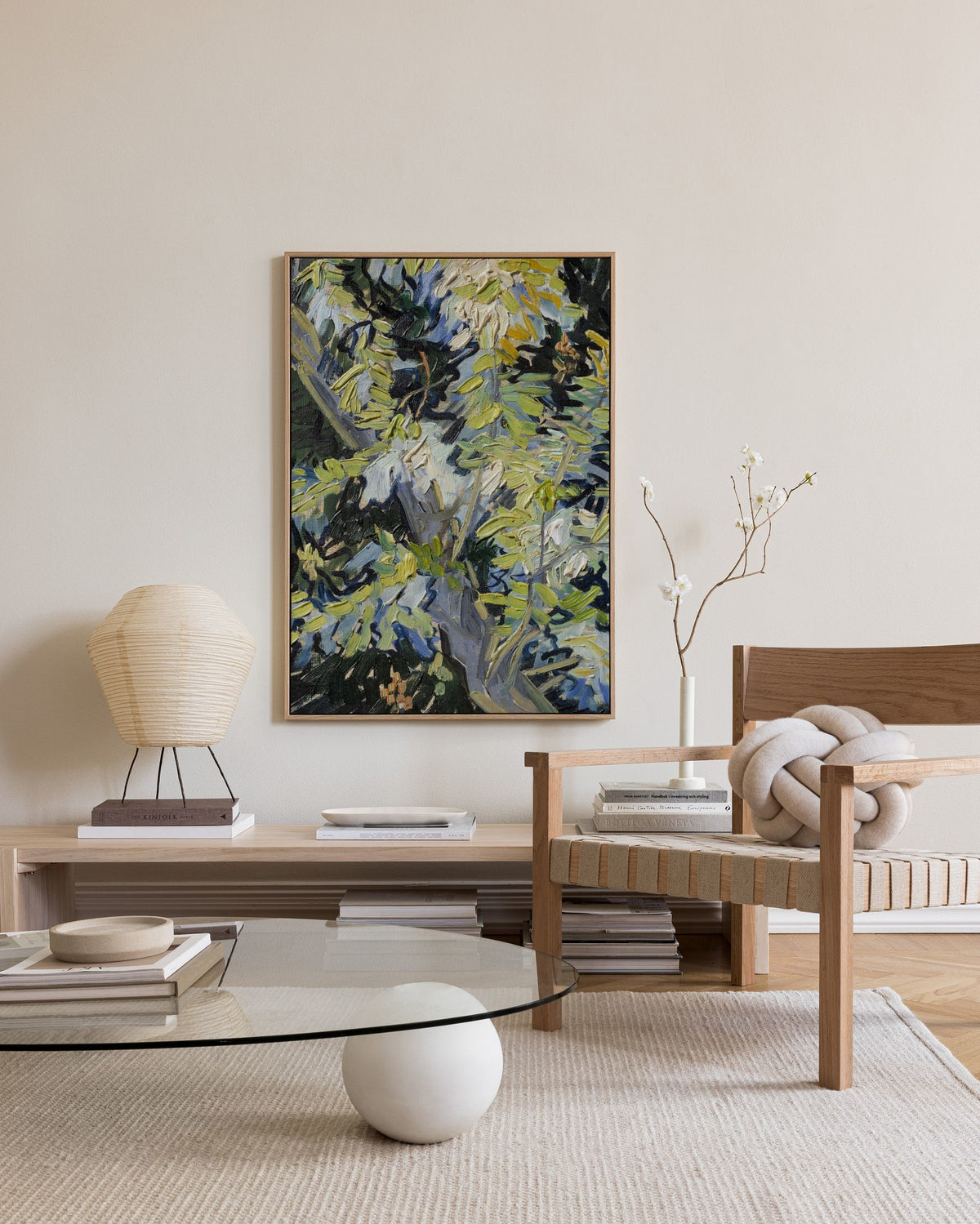 Van Gogh - Blossoming Acacia Branches Canvas print