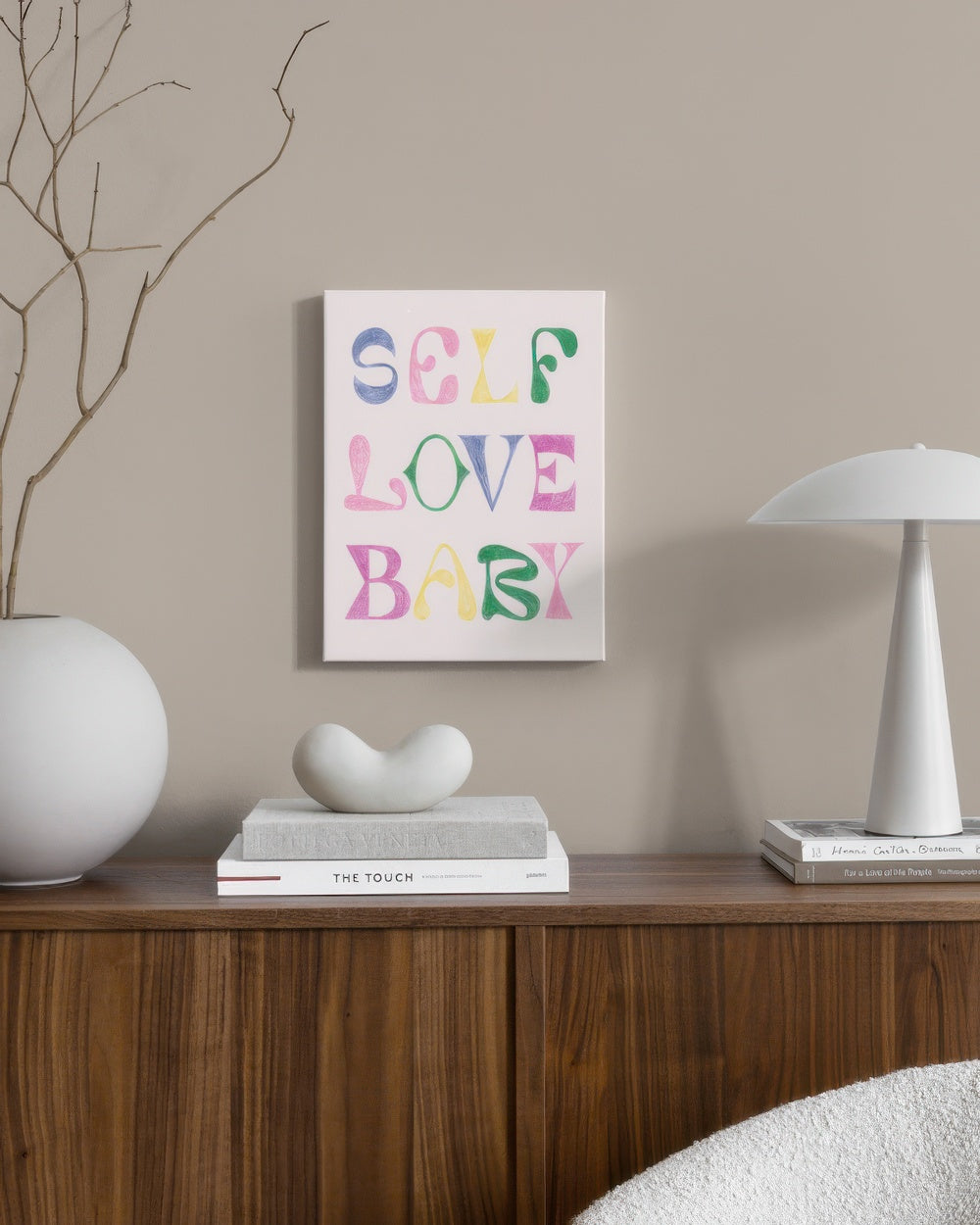 Self Love Baby Canvas print