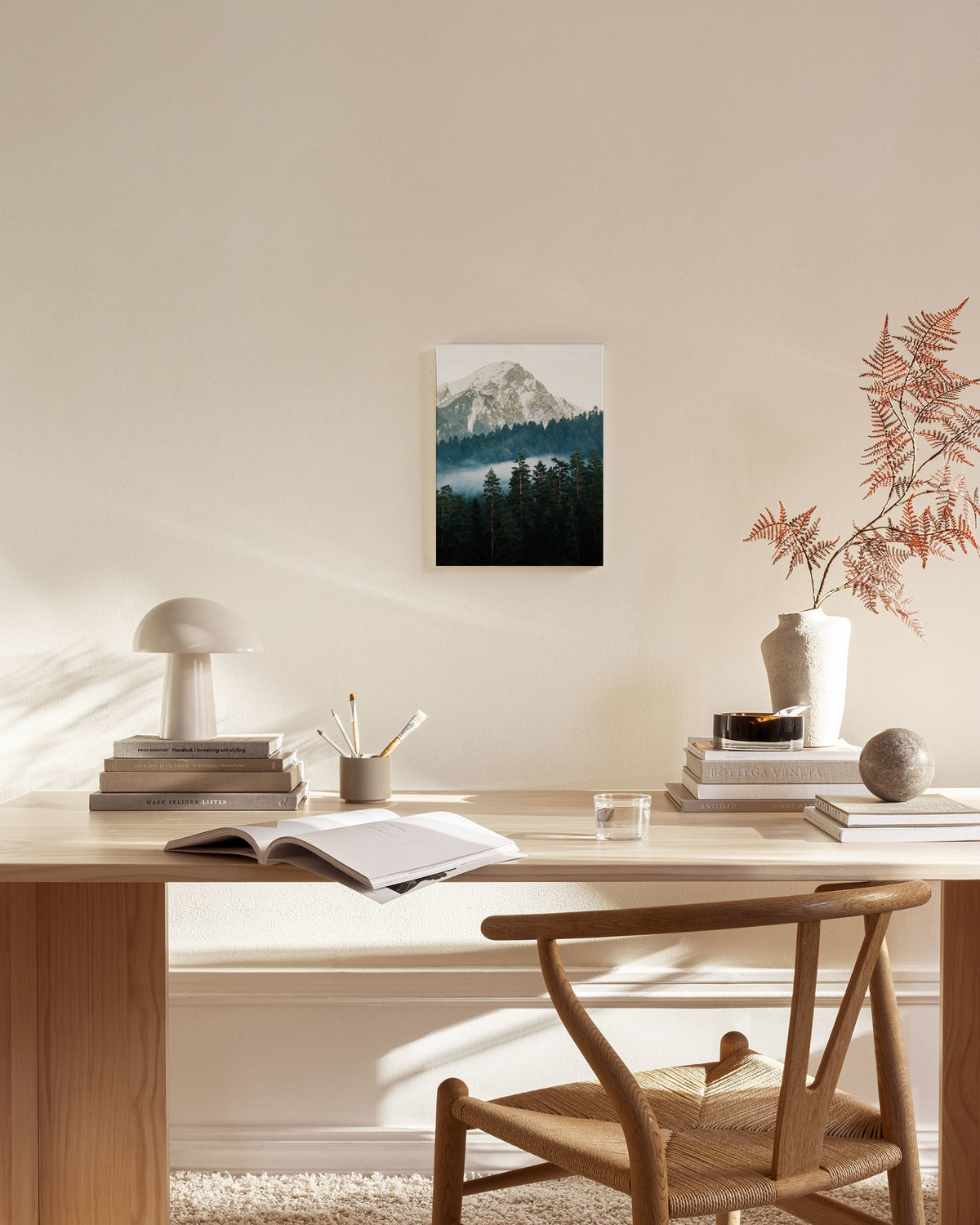Mountain and Forest Canvas print
